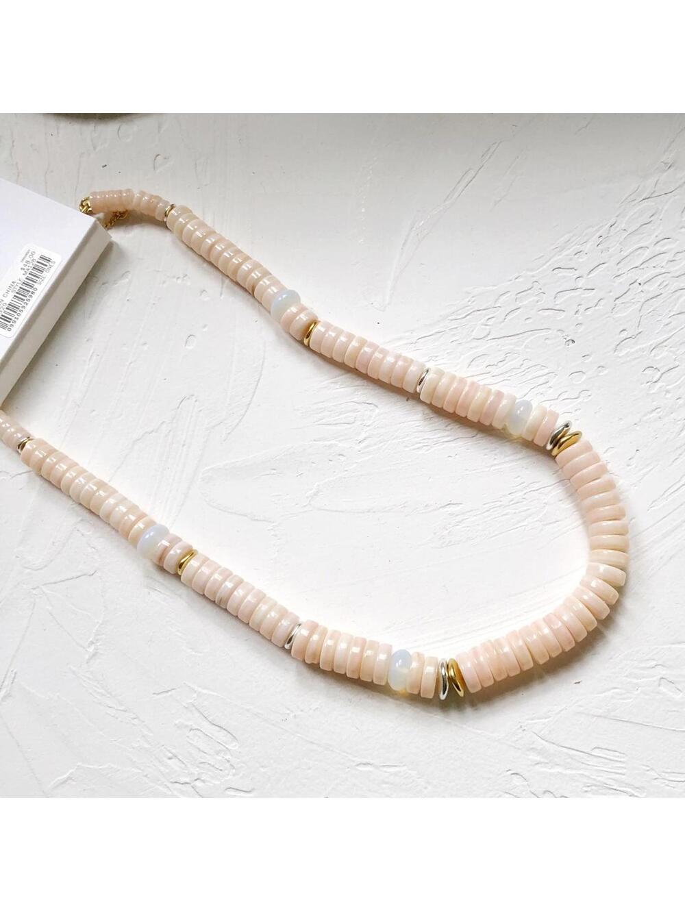 Madewell Mother of Pearl Beaded Necklace - Picture 3 of 3